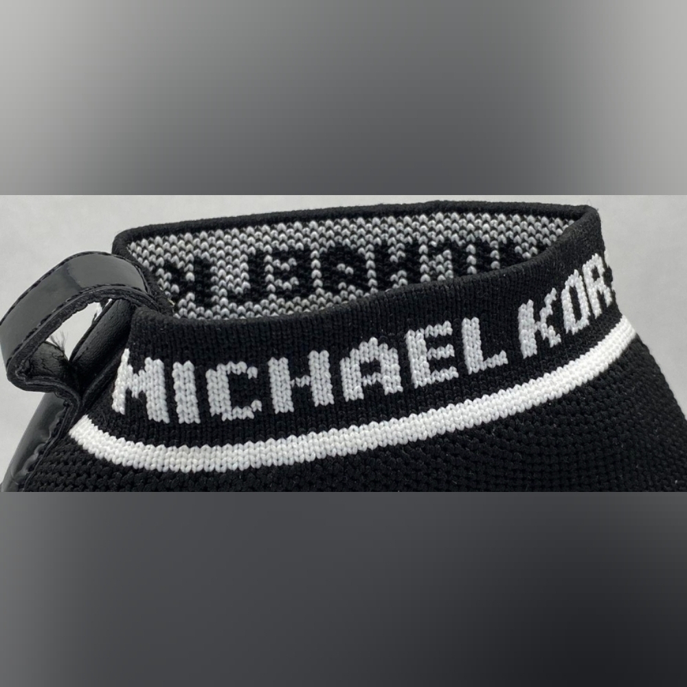Michael Kors Skyler Logo Stretch-Knit Sock Sneakers Size 8 NWOT MSRP $165 - Picture 6 of 9